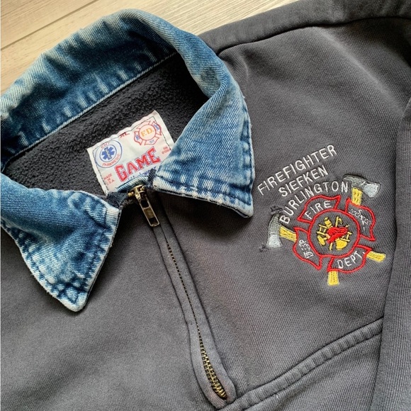 90s workwear quarter zip - Picture 4 of 8